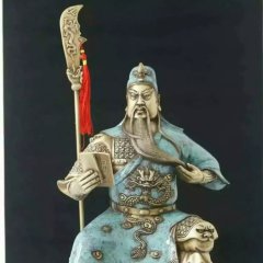 關(guān)帝圣君銅雕，鑄銅關(guān)帝圣君雕塑