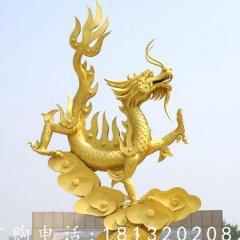 不銹鋼龍騰虎躍雕塑，廣場(chǎng)不銹鋼雕塑