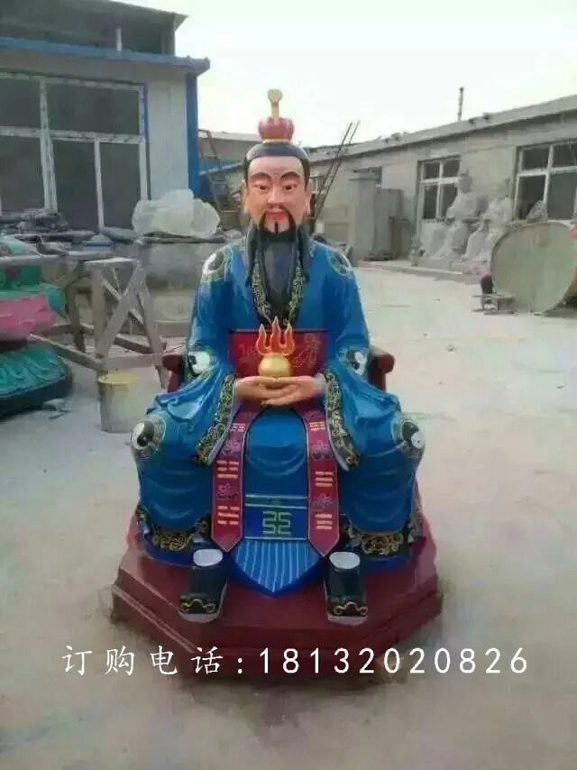 玻璃鋼鎮(zhèn)元子雕塑，神仙玻璃鋼雕塑