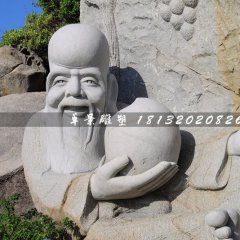 老壽星石雕，大理石神仙雕塑