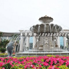 噴泉石雕，公園歐式噴泉石雕