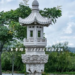 石燈雕塑，公園景觀石雕