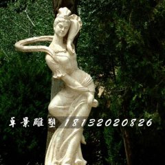 古代美女石雕，公園人物石雕