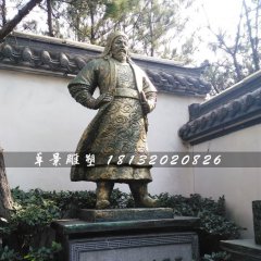 成吉思汗銅雕，古代人物銅雕