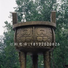 大型銅鼎，廣場(chǎng)三足銅鼎雕塑