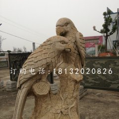 公園鸚鵡石雕砂巖動物雕塑