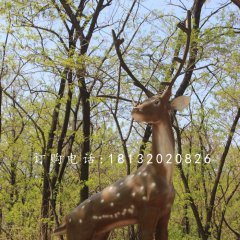 梅花鹿雕塑，公園仿真動(dòng)物雕塑