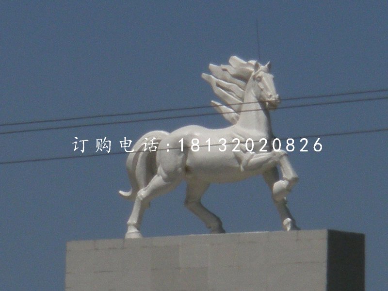 玻璃鋼馬雕塑，廣場(chǎng)動(dòng)物雕塑