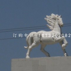 玻璃鋼馬雕塑，廣場(chǎng)動(dòng)物雕塑