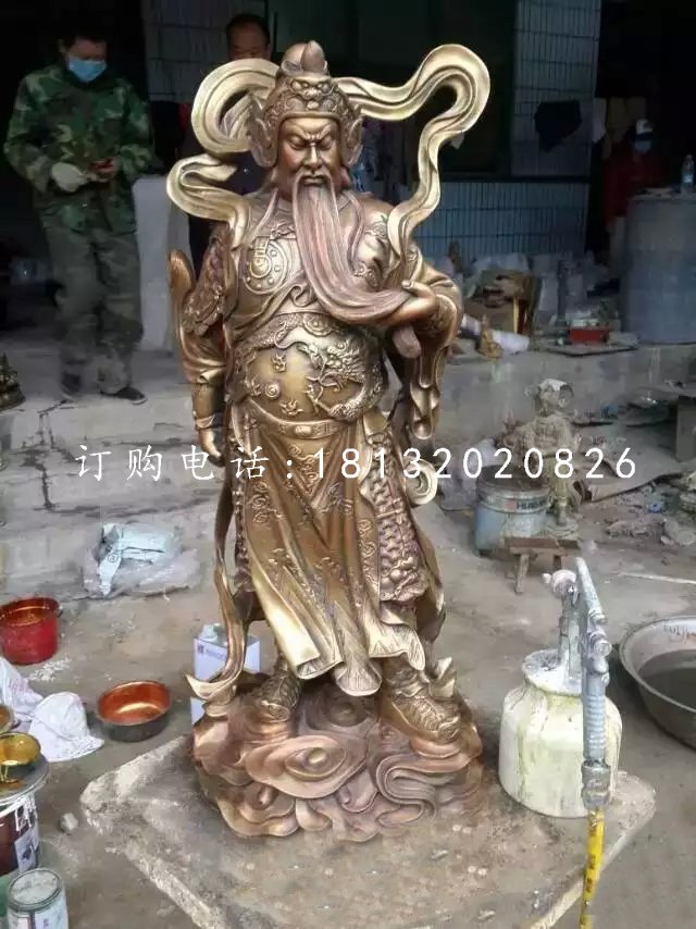 關(guān)羽銅雕，銅雕關(guān)公，武財(cái)神銅雕