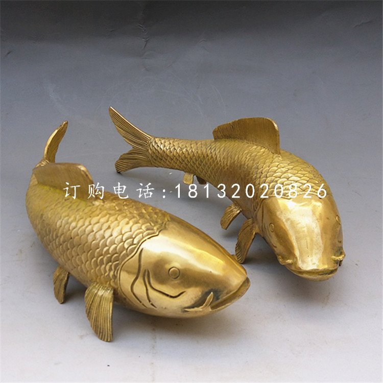 鯉魚(yú)銅雕，銅雕動(dòng)物