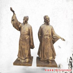 詩(shī)仙李白雕塑，玻璃鋼人物雕塑