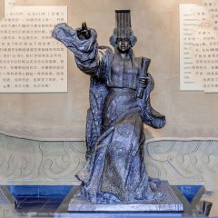 武則天雕塑，玻璃鋼古代人物雕塑