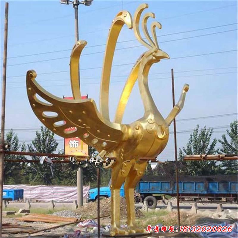 廣場(chǎng)不銹鋼動(dòng)物鳳凰